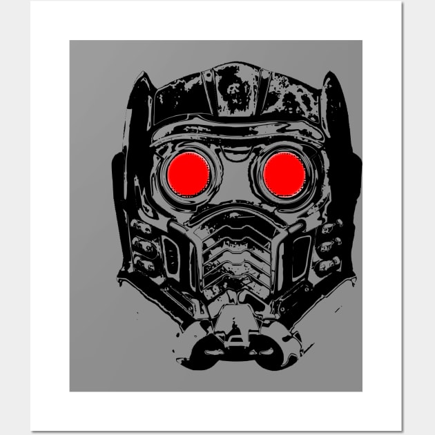 Mask of Starlord Wall Art by JJFDesigns